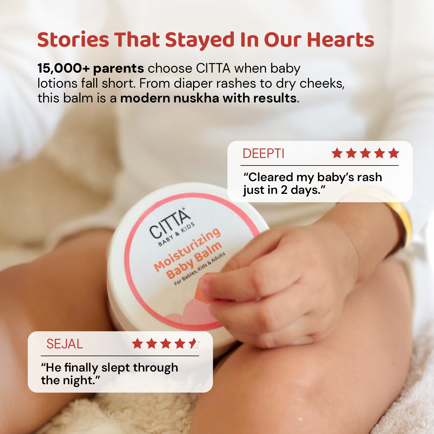 Natural Baby Moisturizer Balm for Dry, Sensitive Skin