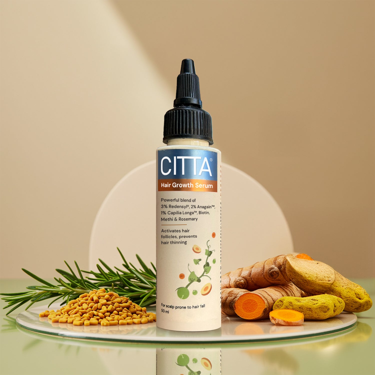  Best Hair Growth Serum for Men & Women online in India | 3% Redensyl + 2% Anagain serum