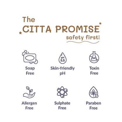  citta baby soap bar with skin-friendly ph 5.5 - paraben, sulphate, and toxin free