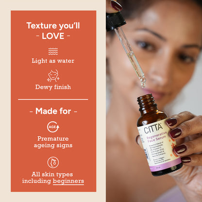  buy citta regenerative face serum – suitable for all skin types