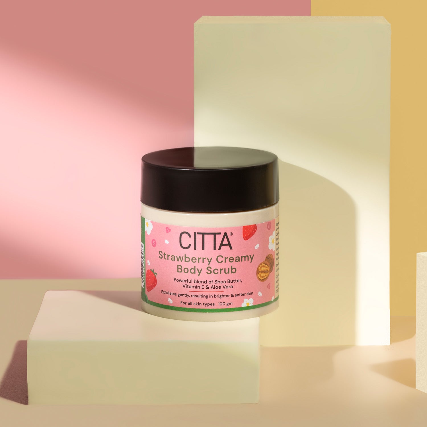  Buy CITTA Strawberry Creamy Body Scrub for men and women online in India