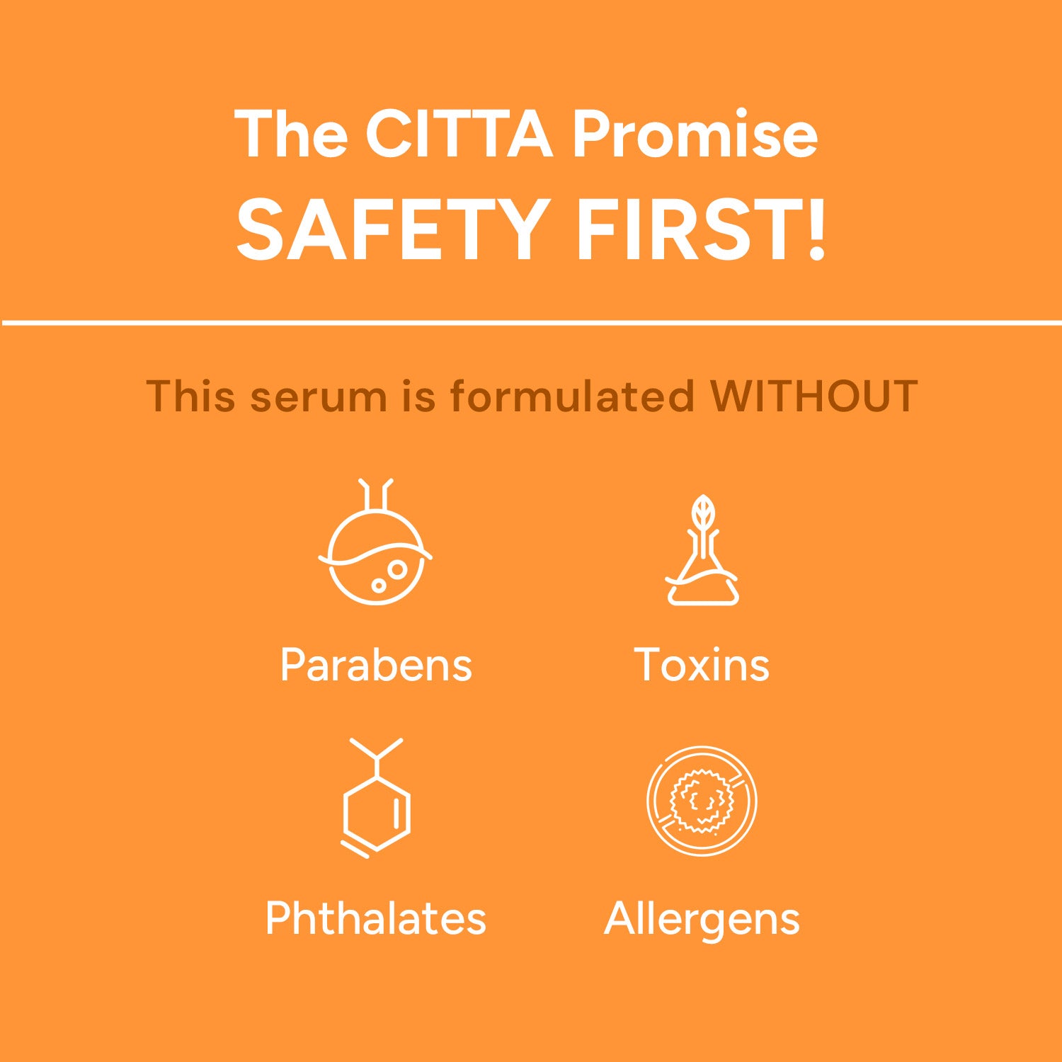  Buy CITTA Vitamin C Brightening Face Serum – Free from Parabens, Phthalates, Allergens, Toxins, and Harsh Actives.