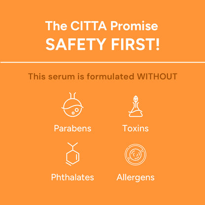  buy citta vitamin c brightening face serum – free from parabens, phthalates, allergens, toxins, and harsh actives.
