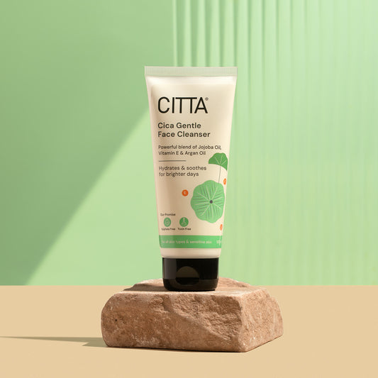100 ml $$** CITTA Cica Gentle Face Cleanser – Hydrating face wash with Jojoba Oil, Vitamin E & Argan Oil for dry and sensitive skin