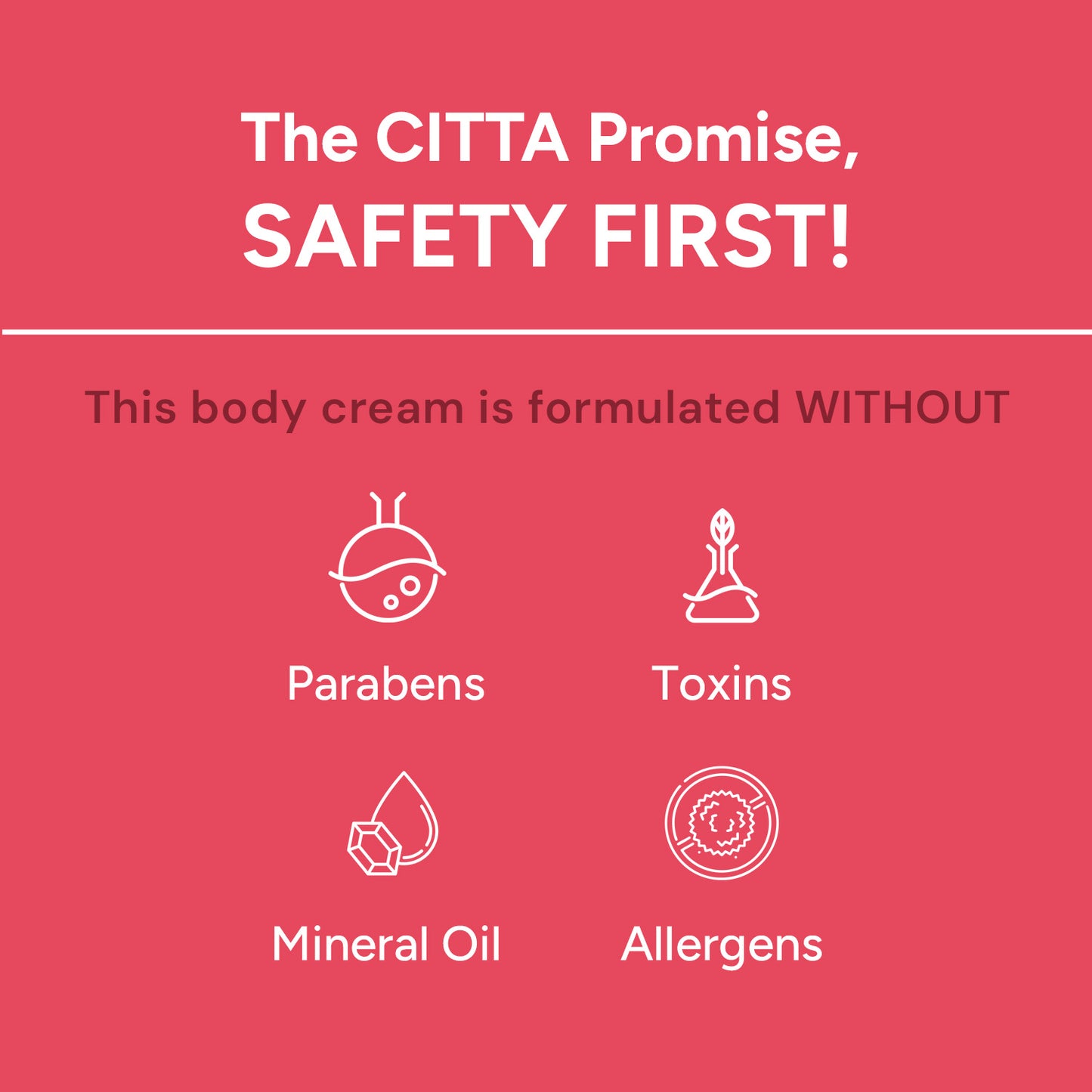 100gm $$** Buy Naturally Made CITTA Strawberry Body Cream – Free from Parabens, Allergens, Toxins & Mineral Oil