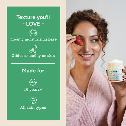  buy naturally made citta strawberry body lotion for all skin types