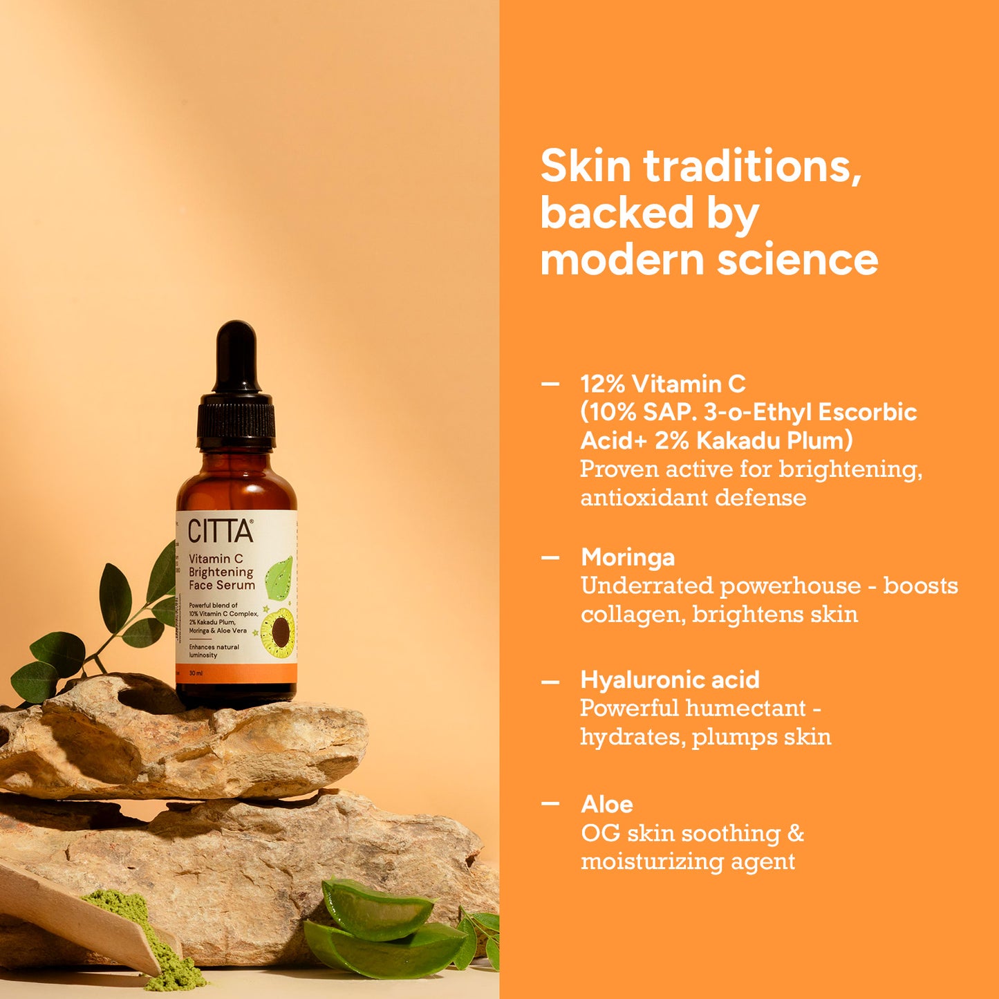 30 ml $$** Buy Vitamin C Brightening Face Serum for Glowing & brighten skin ton