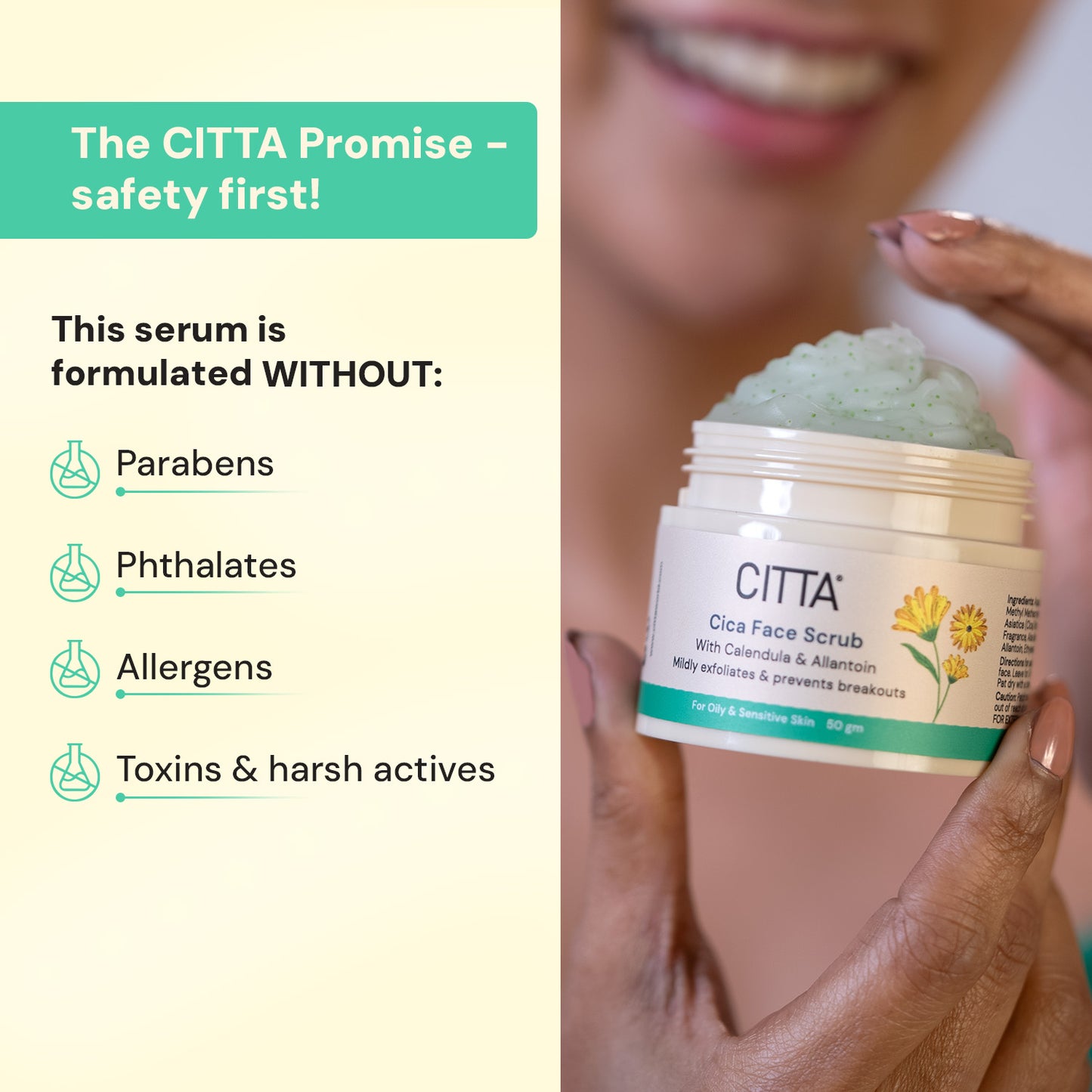 50 gm $$** Buy the Cica face scrub online