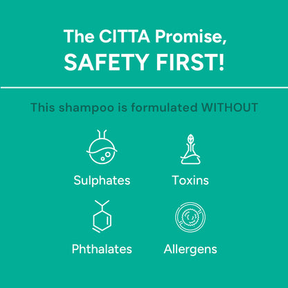  citta anti dandruff shampoo without sulphates, toxins, phthalates, or allergens