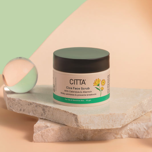 50gm $$** CITTA Cica Face Scrub – best exfoliating face scrub for men and women