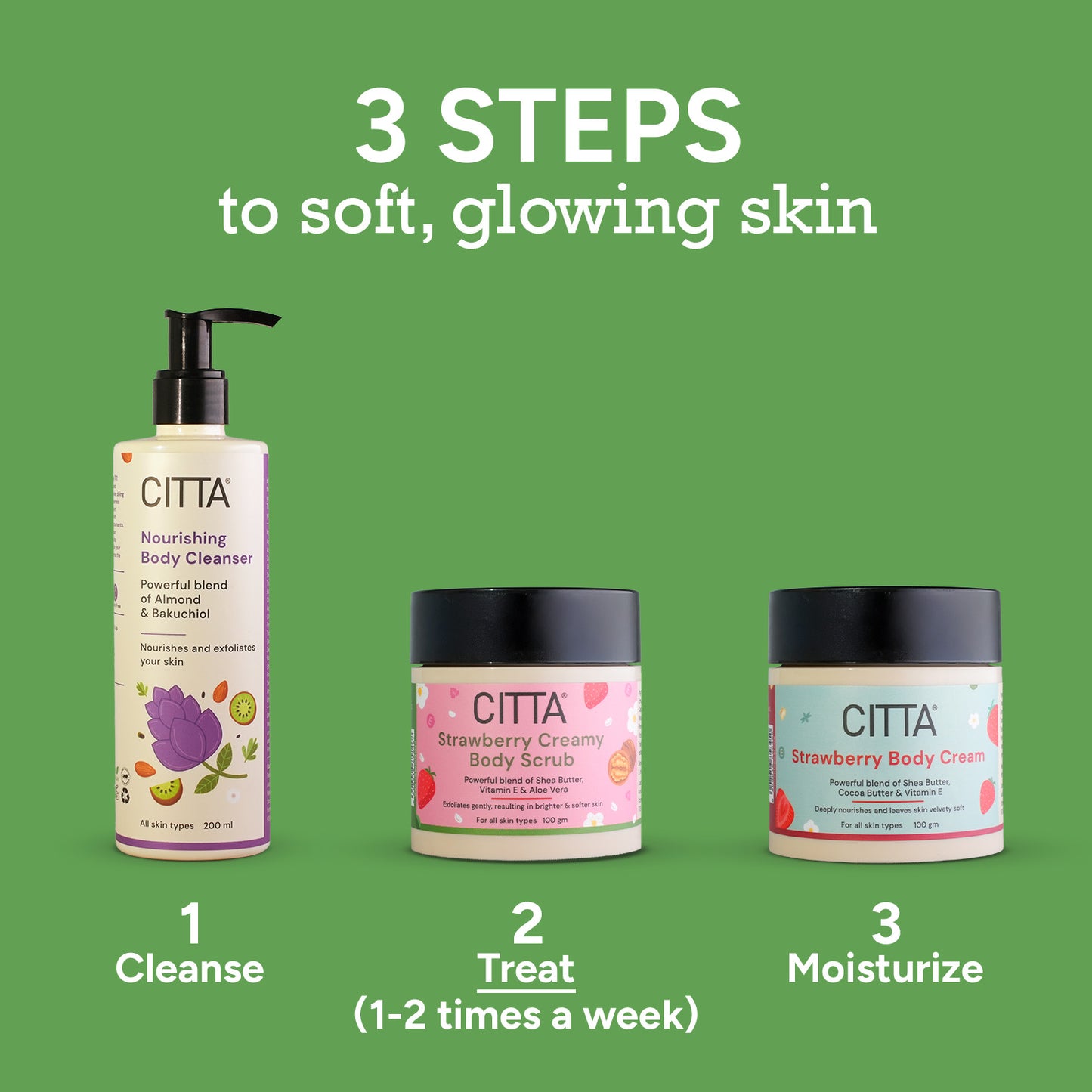 100gm $$** CITTA Skincare Routine for Glowing Skin