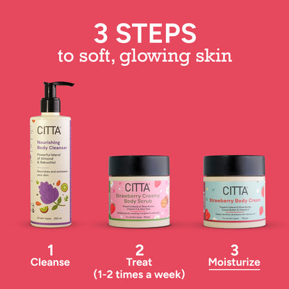  citta skincare products online- 3 steps skin routine for glowing skin