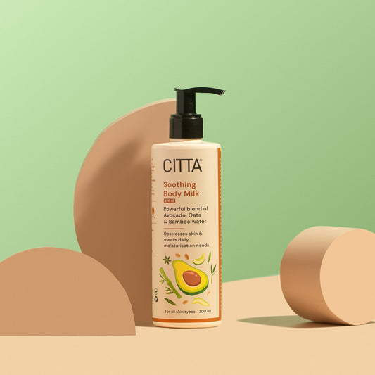 200ml $$** Best Body Lotion for Men & Women Online | Deep Moisturizing Body Milk_CITTA Soothing Body Milk – Best Natural Body Lotion for Dry Skin, Suitable for Men & Women in India