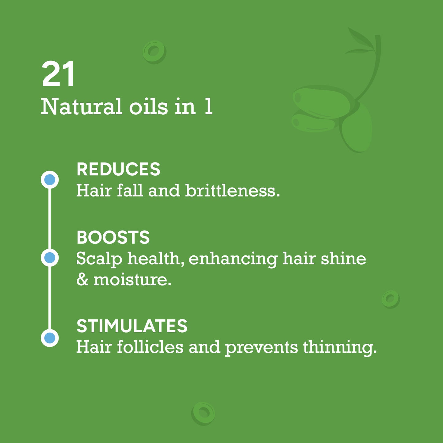 50 ml $$** CITTA Supercharged Hair Oil – Enriched with 21 Natural Oils Including Sesame, Argan, Jojoba, Almond, Coconut, Bhringraj, Brahmi, Amla & More for Hair Growth and Nourishment