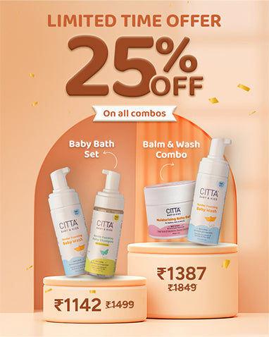 CITTA baby products limited time combo sale with baby wash and balm