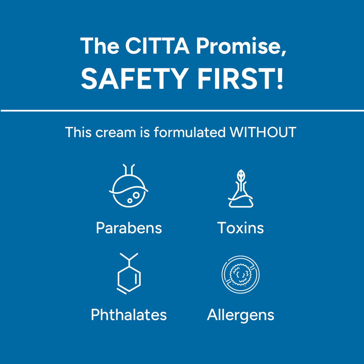 50gm $$** CITTA depigmentation cream formulated without parabens, phthalates, toxins, and allergens