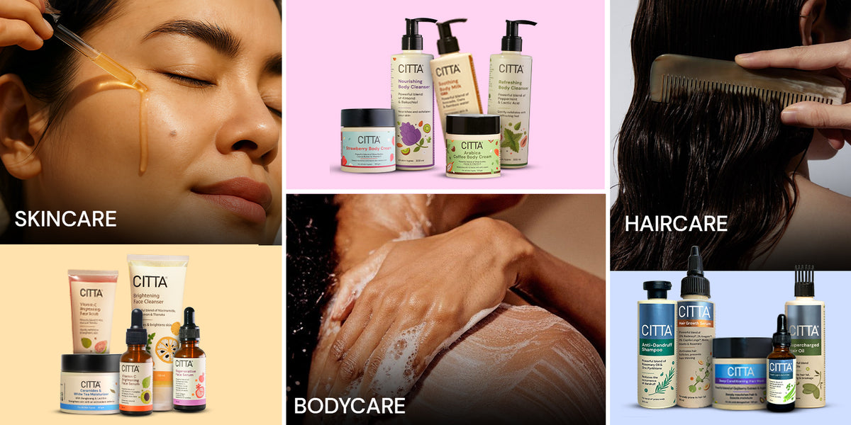 CITTA skin care products, hair care products and body care products for healthy skin & hair