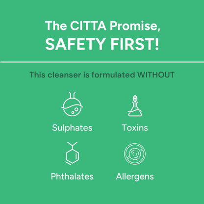  cica gentle cleanser free from sulphates, toxins, phthalates and allergens – safe for daily use