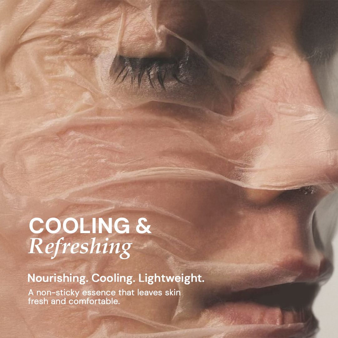 Pack of 1 $$** Cooling de tan sheet mask with lightweight non sticky nourishing essence