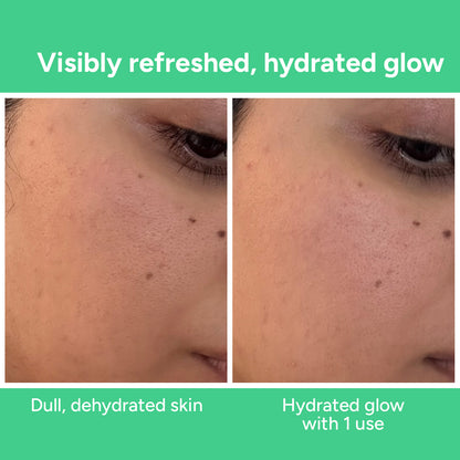  exfoliating face scrub with cica – hydrated glow and tan-free skin after one use