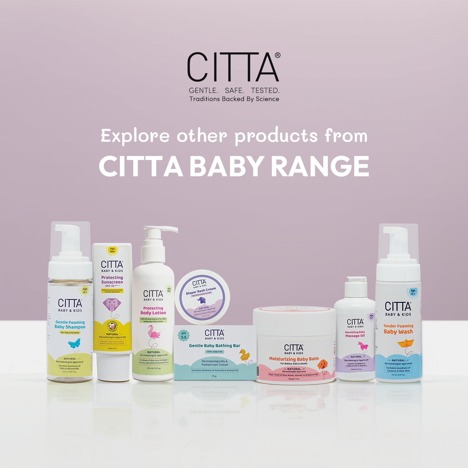  Explore CITTA Baby Range – gentle, safe, and tested kids bathing products backed by science