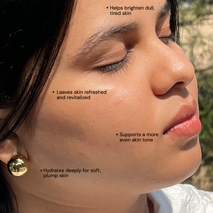  face mask for glowing skin that brightens dull skin and deeply hydrates