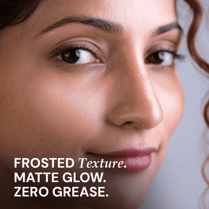  frosted gel face moisturizer with matte glow and zero grease formula
