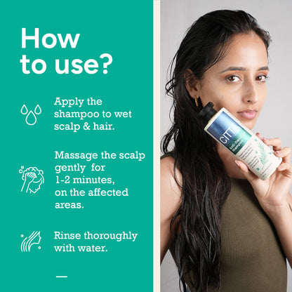  how to use citta anti dandruff shampoo - massage gently and rinse thoroughly