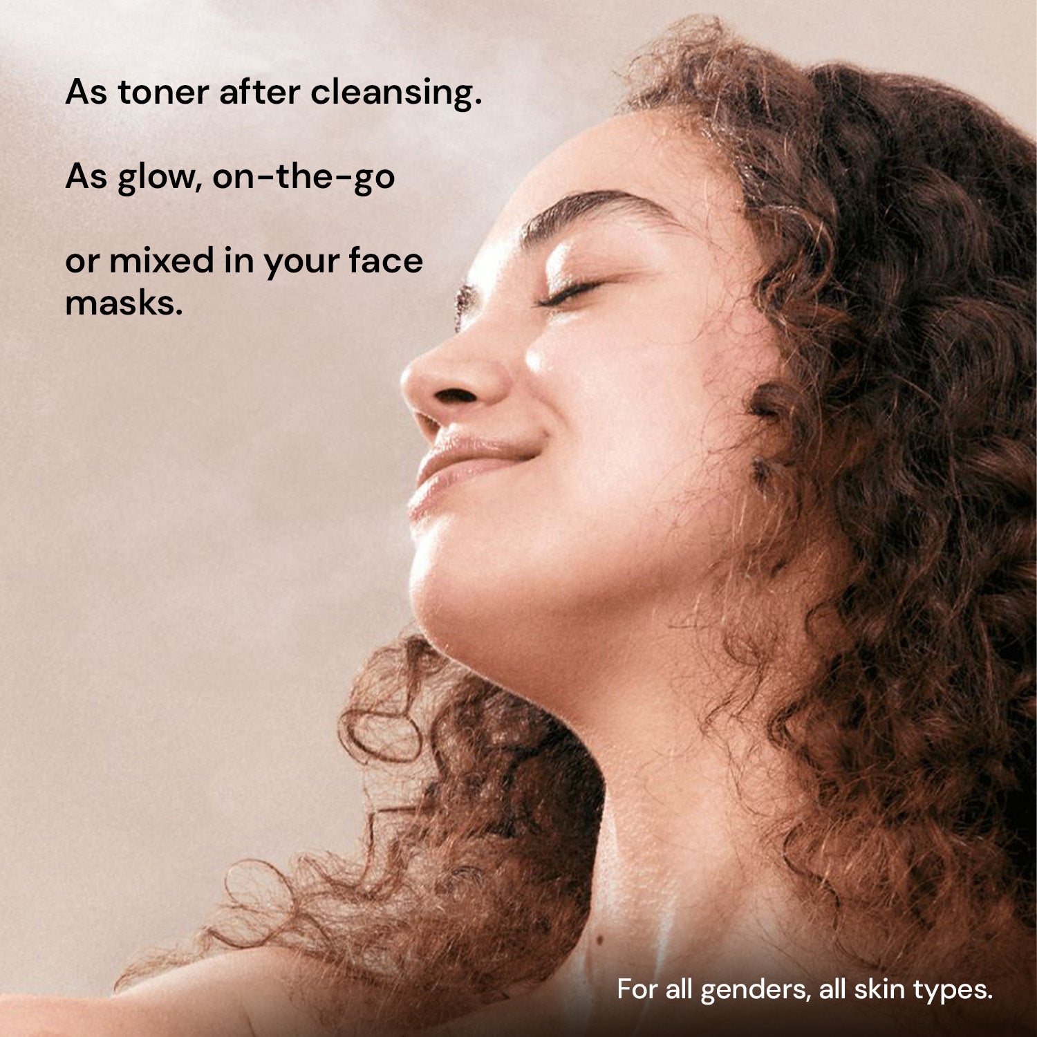  How to use rose water face mist as toner glow mist and mask activator for all genders and skin types