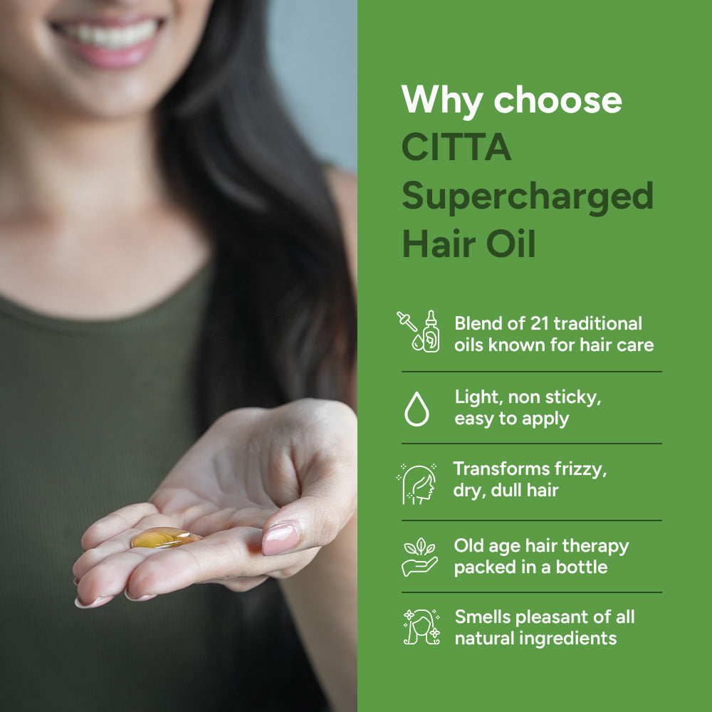 Non sticky hair growth oil for women and men that nourishes, reduces frizz and dryness