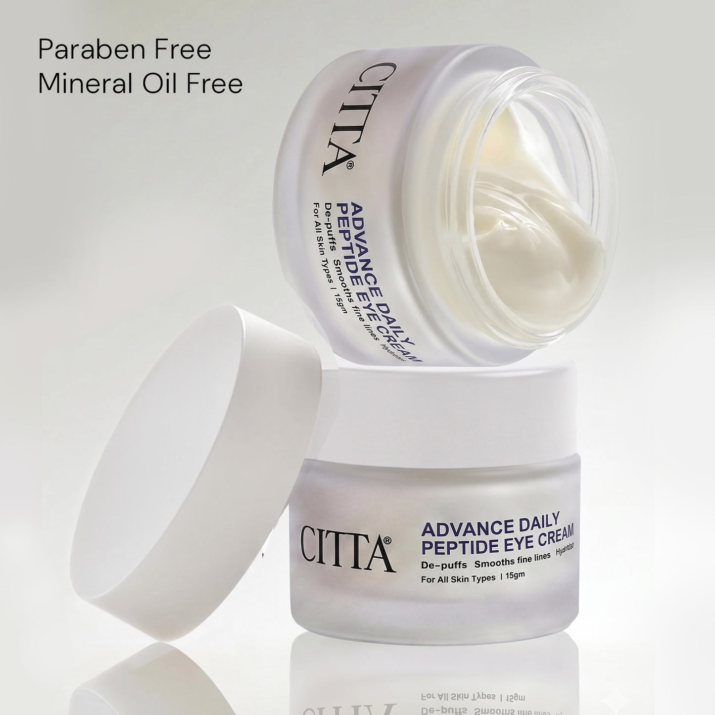 $$** Paraben free and mineral oil free peptide under eye cream by CITTA