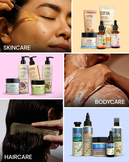 Shop CITTA complete range of skin, hair and body care products online