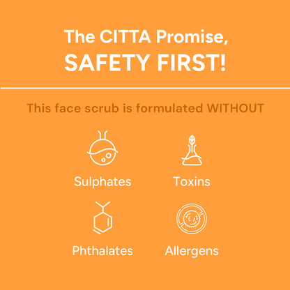  sulphate-free, toxin-free face scrub – safe and effective for all skin types