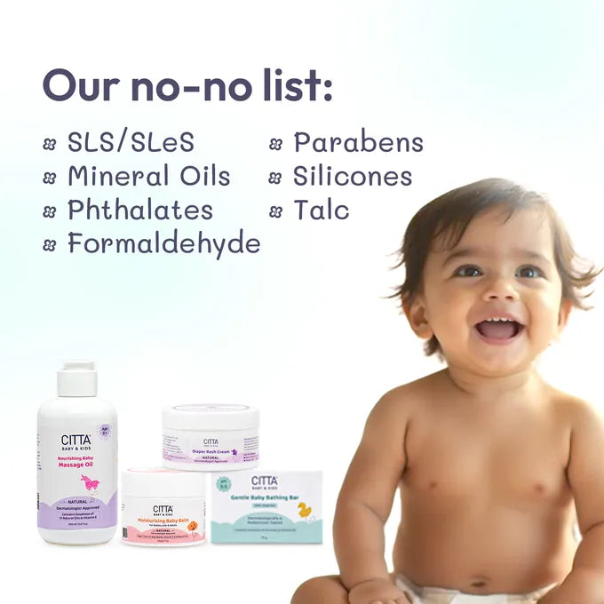 Toxin-Free Baby Care Products – No Parabens, SLS, Silicones or Mineral Oil
