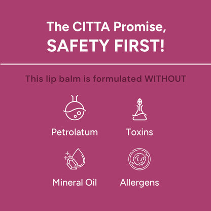 toxin-free beetroot lip balm – free from petrolatum, mineral oil, and allergens