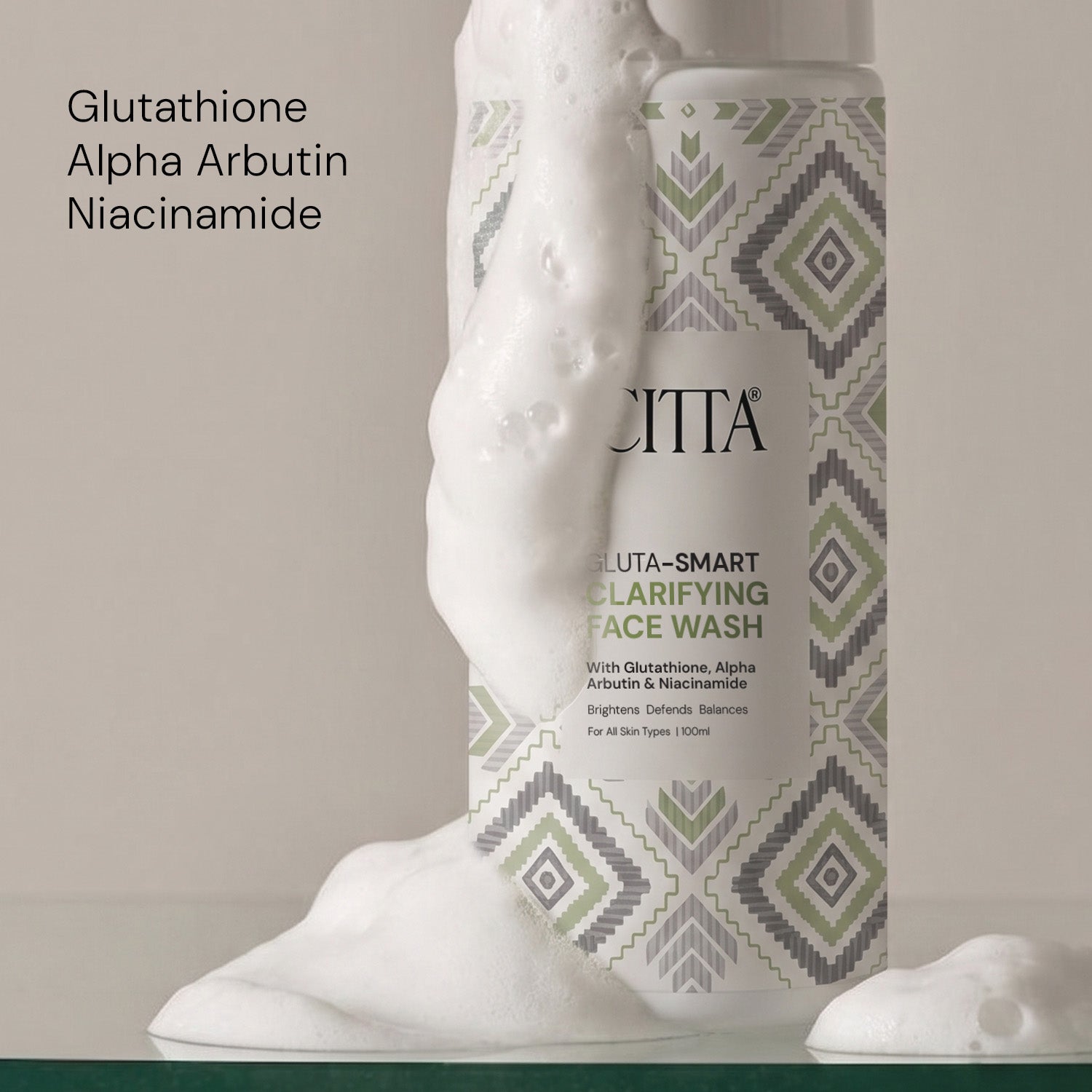 CITTA Glutathione Foaming Face Wash