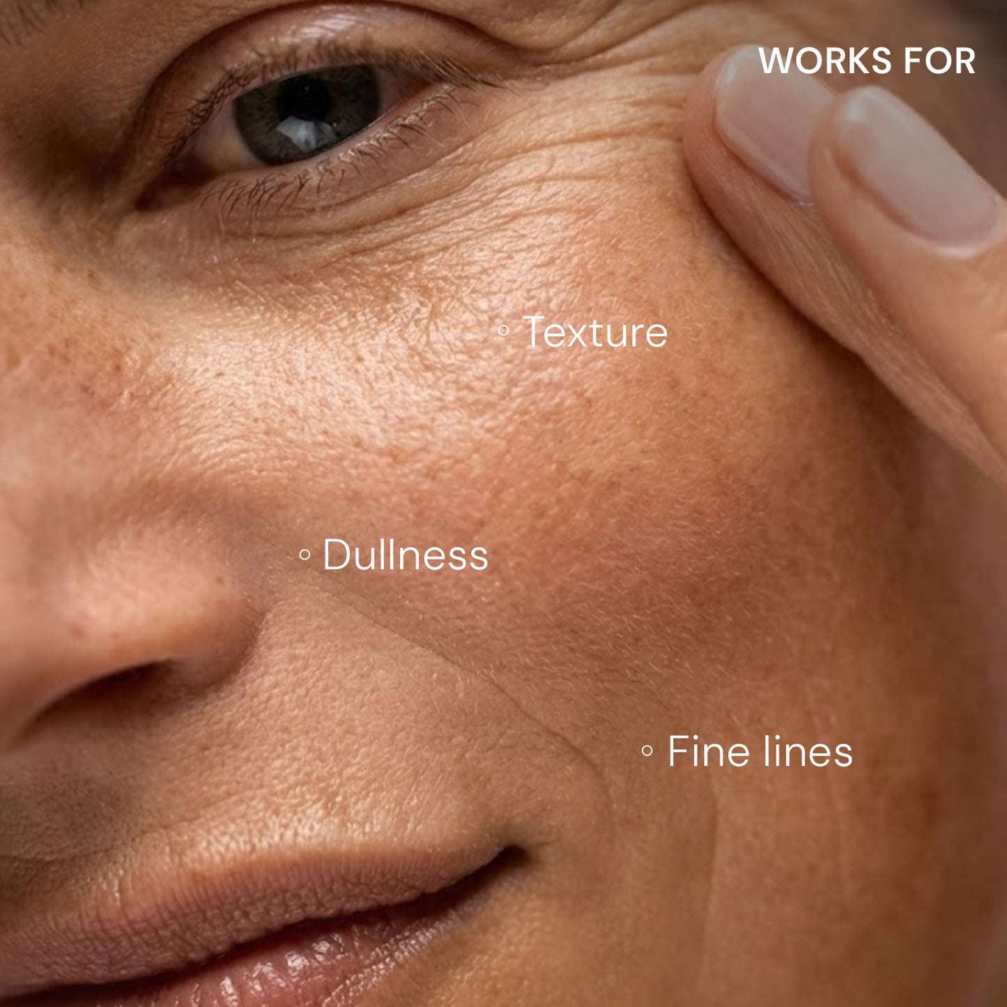 Retinoid serum for dull skin, uneven texture and visible fine lines
