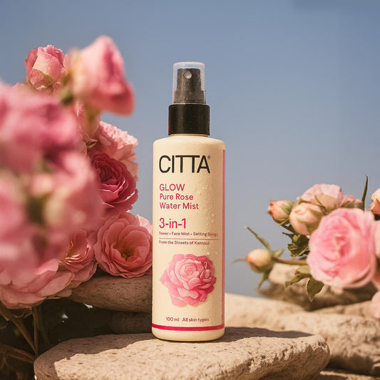 $$** Rose Water Face Mist Spray – CITTA Glow Toner with Pure Rose Water Mist for glowing and refreshed skin