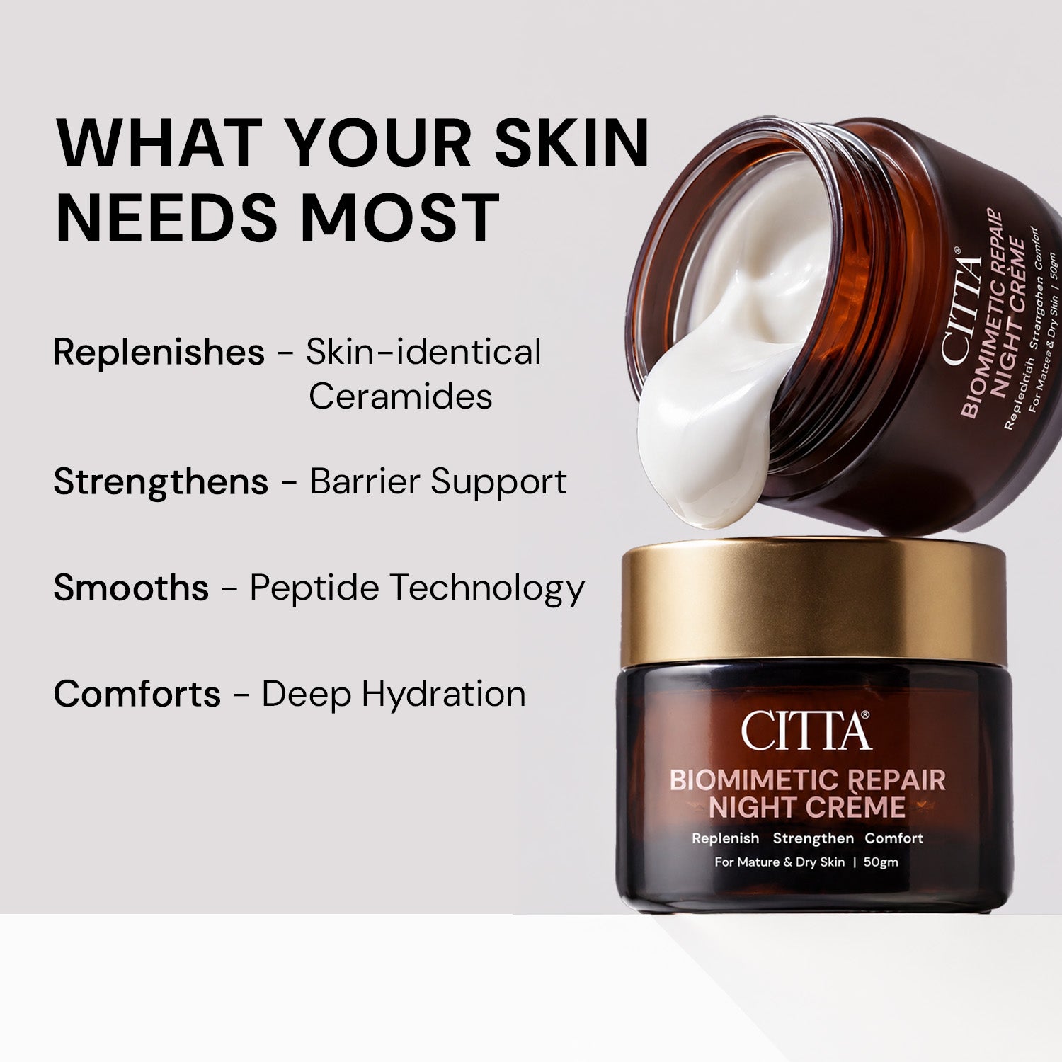 CITTA Biomimetic Repair Night Crème 50gm